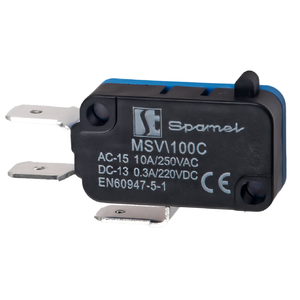 MSV\100C Miniature switch straight pusher - Снимка на изделието